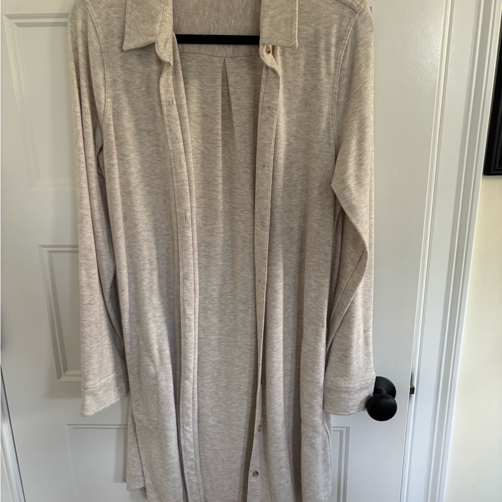 Faherty Cream Legend Sweater Dress